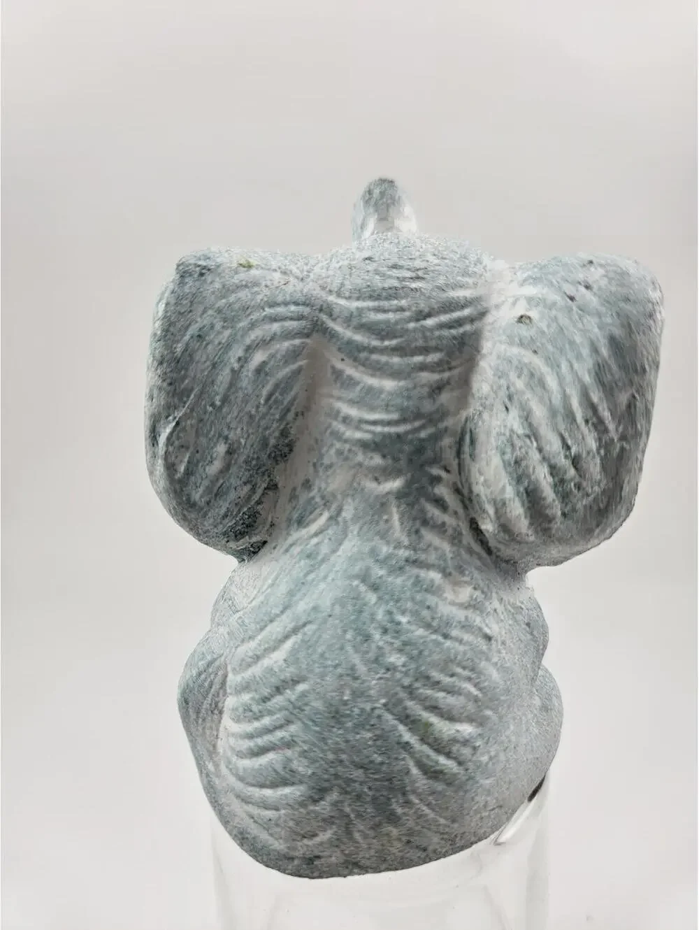 Concrete Elephant Figurine Planter Shelf Decor Bohemian Nursery Accents
